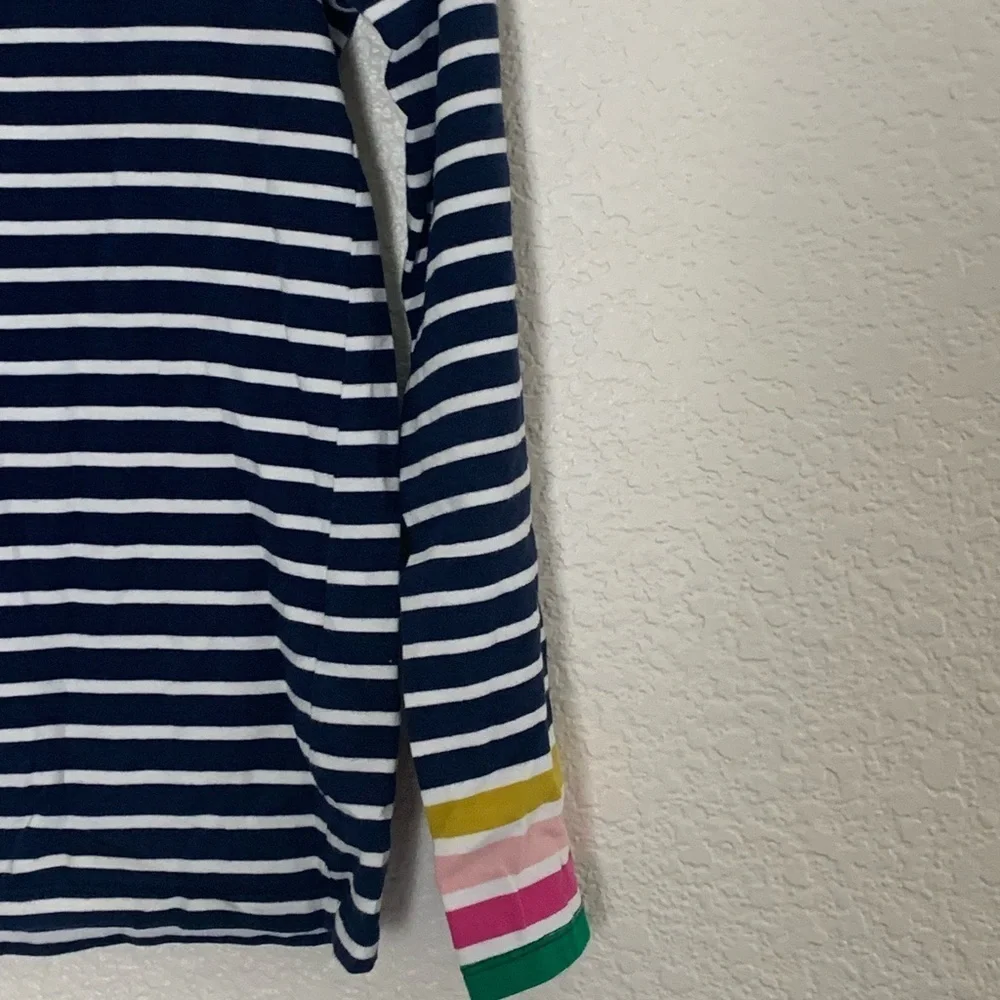 Boden | Striped 3/4 sleeves crewneck knit tee size 13/14